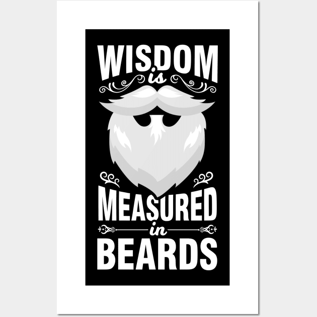 Beard Wisdom Wise Beard Growth Full Beard Wall Art by Tobias Store